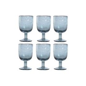 Conjunto de Copos Home ESPRIT Azul Cristal 8 x 8 x 14,5 cm (6 Unidades) | Tienda24 - Global Online Shop Tienda24.eu