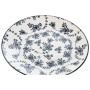 Service de vaisselle Home ESPRIT Bleu Blanc Porcelaine 19 x 19 x 2 cm de Home ESPRIT, Plats et plateaux - Réf : S3057165, Pri...