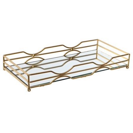 Tray Home ESPRIT Golden 38 x 18 x 5 cm by Home ESPRIT, Ornaments - Ref: S3057394, Price: 13,27 €, Discount: %