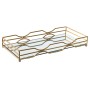 Tabuleiro Home ESPRIT Dourado 38 x 18 x 5 cm | Tienda24 - Global Online Shop Tienda24.eu