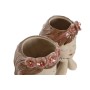 Cache-pot Home ESPRIT Blanc Beige Rose Dolomite chica 12 x 14 x 18 cm (2 Unités) | Tienda24 - Global Online Shop Tienda24.eu