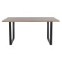 Table de Salle à Manger Home ESPRIT Marron Noir Fer Bois MDF 160 x 90 x 75 cm de Home ESPRIT, Tables - Réf : S3057692, Prix :...