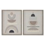 Tela Home ESPRIT Bege Moderno Escandinavo 40 x 4 x 50 cm (2 Unidades) de Home ESPRIT, Impressões sobre tela - Ref: S3057747, ...