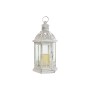 Lampadaire Home ESPRIT Blanc Métal Verre Shabby Chic Finition vieillie 18 x 16 x 35 cm (2 Pièces) | Tienda24 - Global Online Shop Tienda24.eu