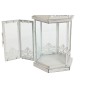 Farolas Home ESPRIT Blanco Metal Cristal Shabby Chic Acabado envejecido 18 x 16 x 35 cm (2 Piezas) | Tienda24 - Global Online Shop Tienda24.eu