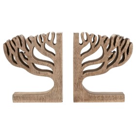 Bookend Home ESPRIT Natural Mango wood Tree of Life 25 x 5 x 15 cm by Home ESPRIT, Bookends - Ref: S3058106, Price: 28,08 €, ...