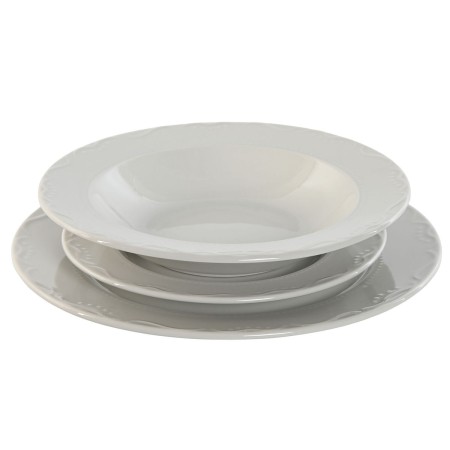 Conjunto de Louça Home ESPRIT Branco Porcelana 27 x 27 x 2 cm 18 Peças de Home ESPRIT, Louças combinadas - Ref: S3058179, Pre...