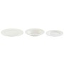 Service de Vaisselle Home ESPRIT Blanc Porcelaine 27 x 27 x 2 cm 18 Pièces de Home ESPRIT, Services complets - Réf : S3058179...