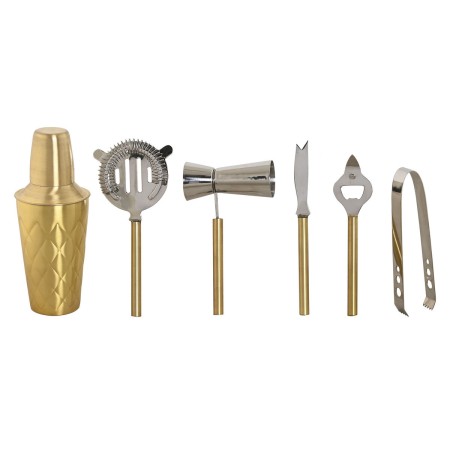 Cocktail Set Home ESPRIT Golden Stainless steel 22 x 22 x 21 cm | Tienda24 - Global Online Shop Tienda24.eu