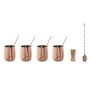 Conjunto de Cocktail Home ESPRIT Cobre Intenso Aço inoxidável 540 ml 8,5 x 8,5 x 11 cm de Home ESPRIT, Shakers e medidores - ...