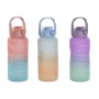 Water bottle Home ESPRIT Blue Pink Turquoise Lilac polypropylene PET 2 L (3 Units) by Home ESPRIT, Water bottles - Ref: S3058...