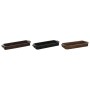 Centre de Table Home ESPRIT Marron Noir Marron Clair Bois de manguier Colonial 46 x 15 x 5 cm (3 Unités) de Home ESPRIT, Obje...