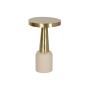 Beistelltisch Home ESPRIT Creme Gold 40,5 x 40,5 x 65 cm | Tienda24 - Global Online Shop Tienda24.eu