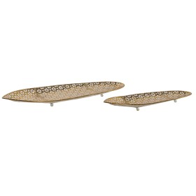 Jeux de plateaux Home ESPRIT Doré Arabe 59,5 x 20 x 4 cm (2 Unités) de Home ESPRIT, Plats et plateaux - Réf : S3058618, Prix ...