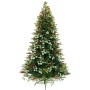 Sapin de Noël Home ESPRIT Rouge Vert PVC Métal 129 x 129 x 210 cm de Home ESPRIT, Noël - Réf : S3058680, Prix : 228,06 €, Rem...