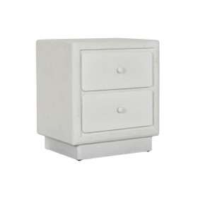 Comodino Alexandra House Living Bianco Marrone 35 x 63 x 41 cm | Tienda24 - Global Online Shop Tienda24.eu