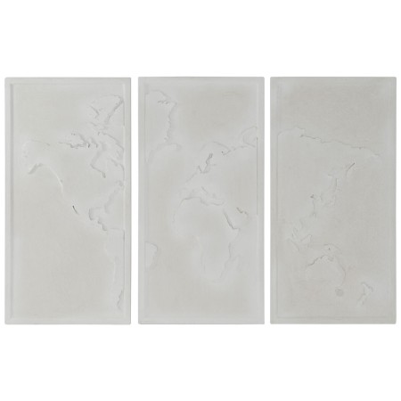 Decorazione da Parete Home ESPRIT Bianco Moderno Mappamondo 180 x 4 x 120 cm (3 Pezzi) | Tienda24 - Global Online Shop Tienda24.eu