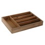 Organizador para Cubiertos Home ESPRIT Natural Acacia 34,5 x 25,5 x 5 cm | Tienda24 - Global Online Shop Tienda24.eu