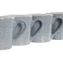 4 Piece Mug Set Home ESPRIT Blue Stoneware 340 ml 13 x 9,5 x 9,2 cm Mandala | Tienda24 - Global Online Shop Tienda24.eu