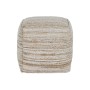 Reposapiés Home ESPRIT Blanco Natural 45 x 45 x 45 cm de Home ESPRIT, Otomanas y reposapiés - Ref: S3058805, Precio: 70,79 €,...