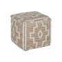 Poggiapiedi Home ESPRIT Bianco Naturale 45 x 45 x 45 cm di Home ESPRIT, Ottomane e poggiapiedi - Rif: S3058819, Prezzo: 82,52...