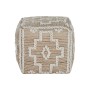 Reposapiés Home ESPRIT Blanco Natural 45 x 45 x 45 cm de Home ESPRIT, Otomanas y reposapiés - Ref: S3058819, Precio: 82,52 €,...