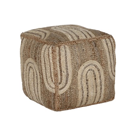 Repose-pied Home ESPRIT Beige Naturel 45 x 45 x 45 cm de Home ESPRIT, Poufs et repose-pieds - Réf : S3058824, Prix : 70,79 €,...