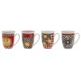 Ensemble de 4 mugs Home ESPRIT Jaune Rouge Moderne Citron 380 ml (4 Unités) de Home ESPRIT, Tasses - Réf : S3058844, Prix : 3...