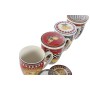 Ensemble de 4 mugs Home ESPRIT Jaune Rouge Moderne Citron 380 ml (4 Unités) de Home ESPRIT, Tasses - Réf : S3058844, Prix : 3...