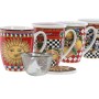 Ensemble de 4 mugs Home ESPRIT Jaune Rouge Moderne Citron 380 ml (4 Unités) de Home ESPRIT, Tasses - Réf : S3058844, Prix : 3...