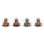 Teapot Home ESPRIT Yellow Red Crystal Porcelain 1 L (4 Units) | Tienda24 - Global Online Shop Tienda24.eu