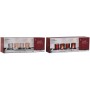 Christmas Candle Holder Home ESPRIT White Red 40 X 9 X 13,5 cm (5 Pieces) (2 Units) | Tienda24 - Global Online Shop Tienda24.eu