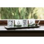 Christmas Candle Holder Home ESPRIT White Red 40 X 9 X 13,5 cm (5 Pieces) (2 Units) | Tienda24 - Global Online Shop Tienda24.eu