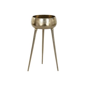 Cache-pot Home ESPRIT Doré Aluminium Moderne 46 X 46 X 100 cm de Home ESPRIT, Cache-pots - Réf : S3058924, Prix : 136,54 €, R...