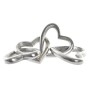 Decorative Figure Home ESPRIT Silver Modern Hearts 29 x 10 x 10 cm by Home ESPRIT, Ornaments - Ref: S3058938, Price: 15,39 €,...