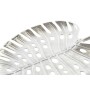 Centerpiece Home ESPRIT Silver Aluminium Modern Leaf of a plant 38,5 x 28 x 3 cm | Tienda24 - Global Online Shop Tienda24.eu