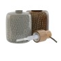 Dispensador de Jabón Home ESPRIT Marrón Gris Polietileno Gres 8,5 X 8,5 X 16 cm (2 Unidades) de Home ESPRIT, Soportes y dispe...