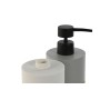 Dispensador de Jabón Home ESPRIT Blanco Gris Natural Resina Polietileno 7,5 x 7,5 x 18,5 cm (2 Unidades) de Home ESPRIT, Sopo...