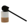 Brosse de salle de wc Home ESPRIT Blanc Gris Naturel Résine 9,5 x 9,5 x 37 cm (2 Unités) de Home ESPRIT, Accessoires pour wc ...