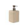 Soap Dispenser Home ESPRIT Cream Silver Resin Polyethylene 8 x 8 x 18 cm by Home ESPRIT, Stands and dispensers - Ref: S305897...