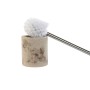 Brosse de salle de wc Home ESPRIT Crème Argenté Résine Polyéthylène 10,5 x 10,5 x 37 cm de Home ESPRIT, Accessoires pour wc -...