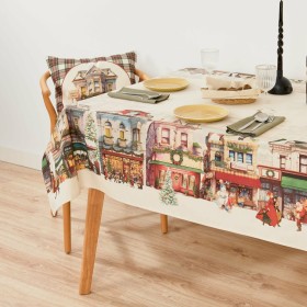 Tovaglia antimacchia Belum Christmas City Multicolore 240 x 155 cm