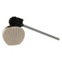 Brosse de salle de wc Home ESPRIT Gris Crème Résine Acier inoxydable 13,5 X 10 X 37 cm (2 Unités) de Home ESPRIT, Accessoires...