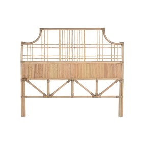 Cabeceira de Cama Home ESPRIT Natural 153 X 3 X 149 cm | Tienda24 - Global Online Shop Tienda24.eu