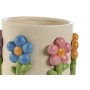 Plantador Home ESPRIT Multicolor Creme Dolomite Bloemen 20 x 20 x 18 cm de Home ESPRIT, Vasos - Ref: S3059014, Preço: 21,47 €...