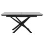 Mesa de Jantar Home ESPRIT Preto Cinzento Metal Cerâmica 160 x 90 x 76 cm de Home ESPRIT, Jogos de móveis - Ref: S3059022, Pr...