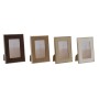 Cadre photo Home ESPRIT Marron Beige Velours Verre Moderne 19 x 2 x 24 cm (4 Unités) de Home ESPRIT, Cadres muraux et de tabl...