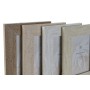 Cadre photo Home ESPRIT Blanc Marron Beige Ivoire Verre polystyrène Marbre Scandinave 16 x 2 x 21 cm (4 Unités) de Home ESPRI...