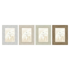 Cornice Portafoto Home ESPRIT Bianco Beige Cristallo polistirene Scandi 19 x 2 x 24 cm (4 Unità) di Home ESPRIT, Cornici da p...