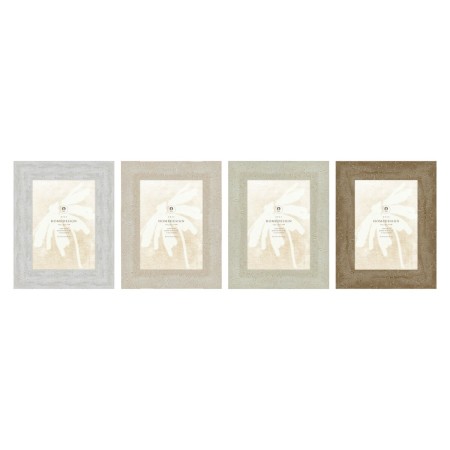 Cadre photo Home ESPRIT Blanc Beige Verre polystyrène Scandi 19 x 2 x 24 cm (4 Unités) de Home ESPRIT, Cadres muraux et de ta...